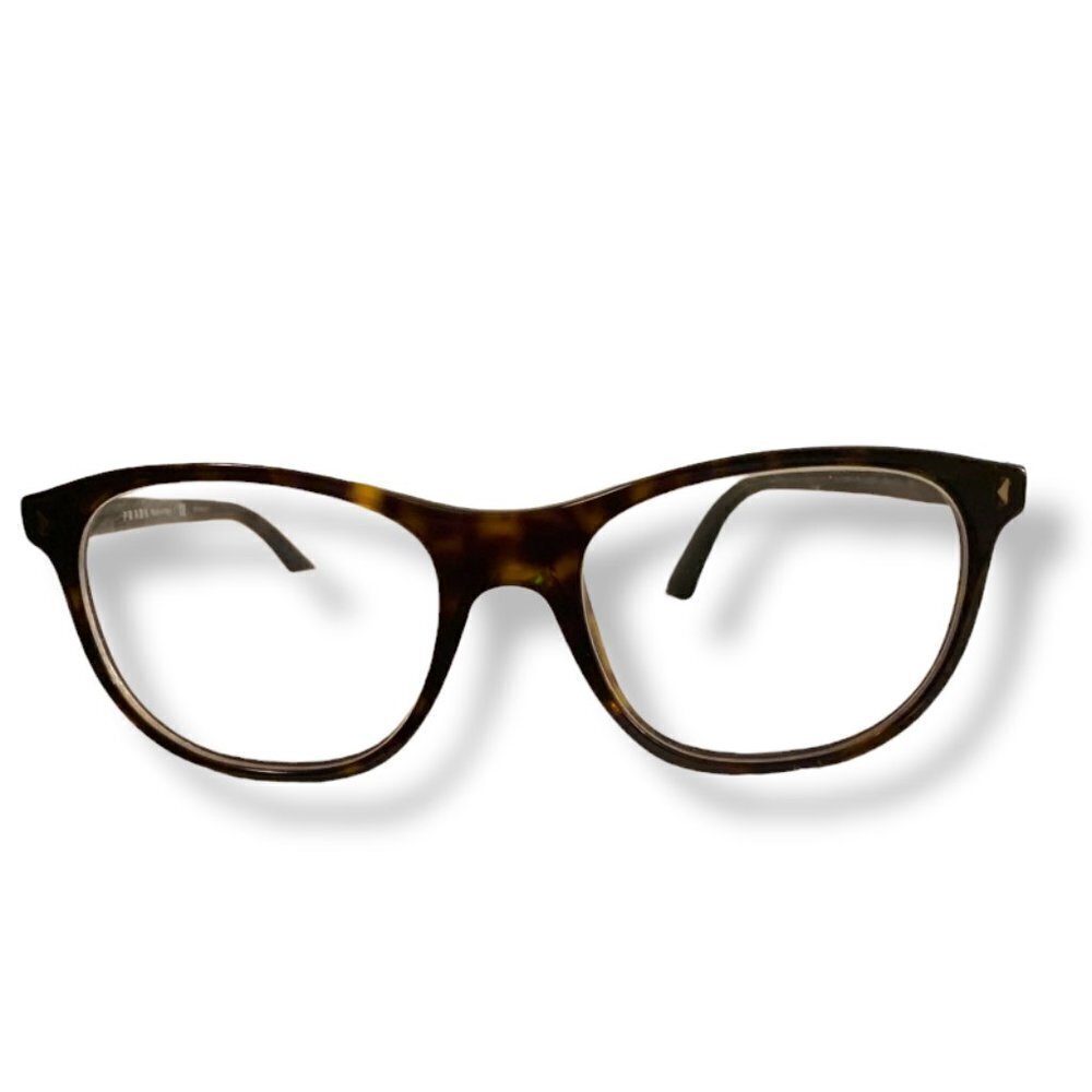 PRADA Tortoise Rectangular Glasses - Picture 2 of 7
